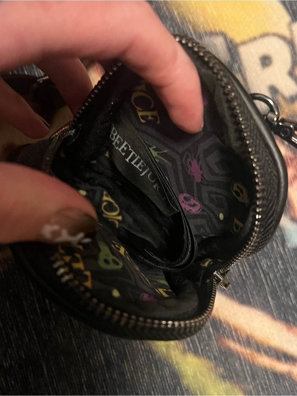 Loungefly Beetlejuice Dantes Inferno Purse - Picture 3 of 8